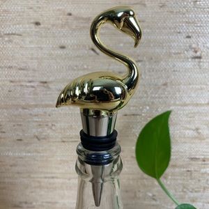 🍁 Wild Eye Designs Gold Flamingo Wine Stopper